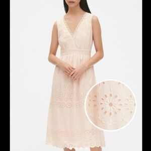 Gap Cottagecore Feminine Eyelet Lace Dress Size Size 10